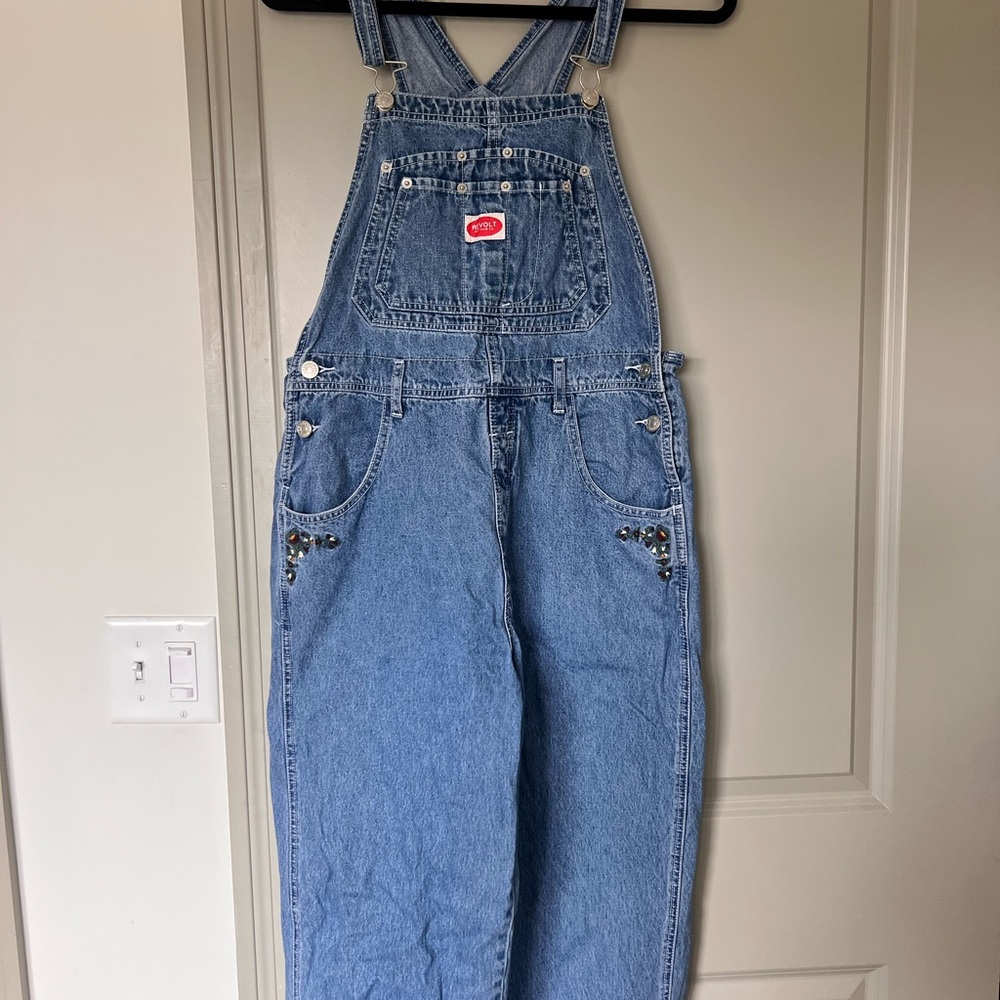 Women's Blue Denim Overalls